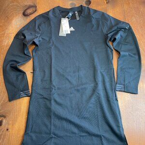 NEW W/ TAGS Womens Adidas ID Sports Transitions Black Long Sleeve Dress S